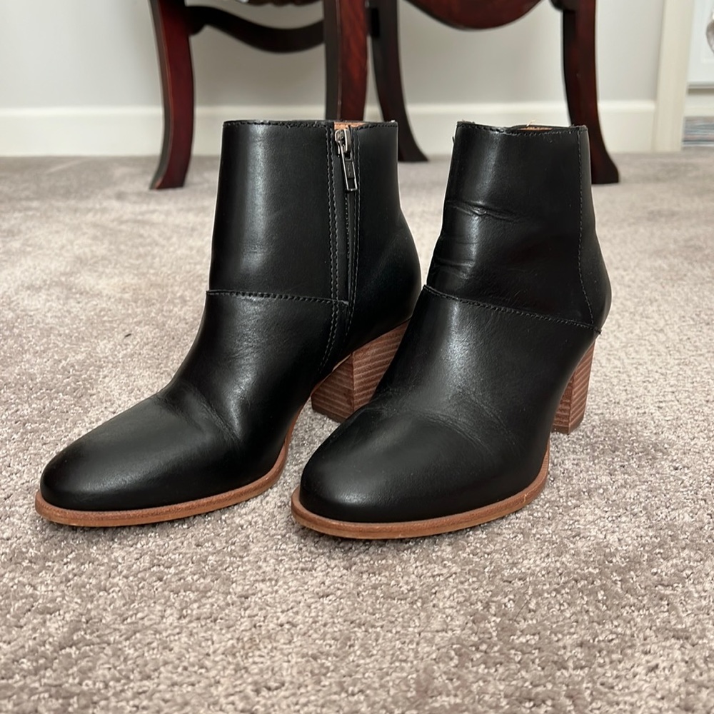 Black Madewell heeled booties